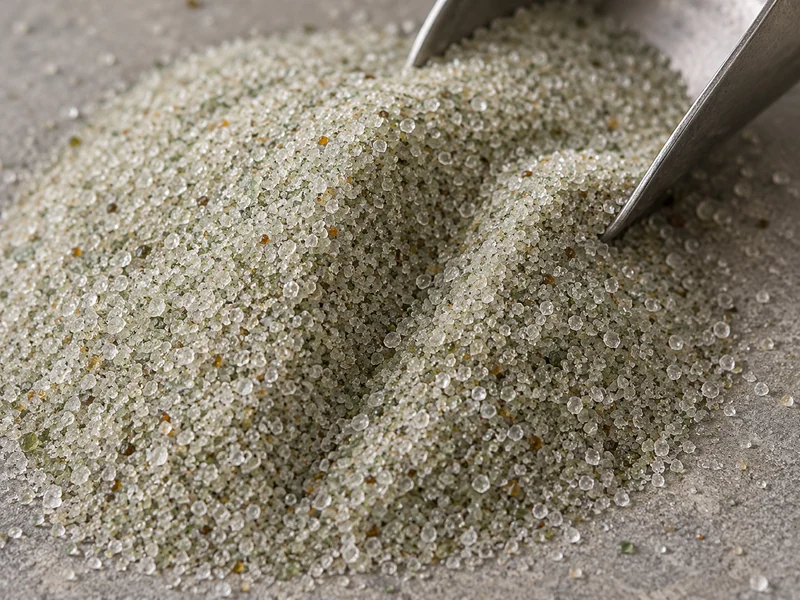 Glass sand — illustrative glass material application
