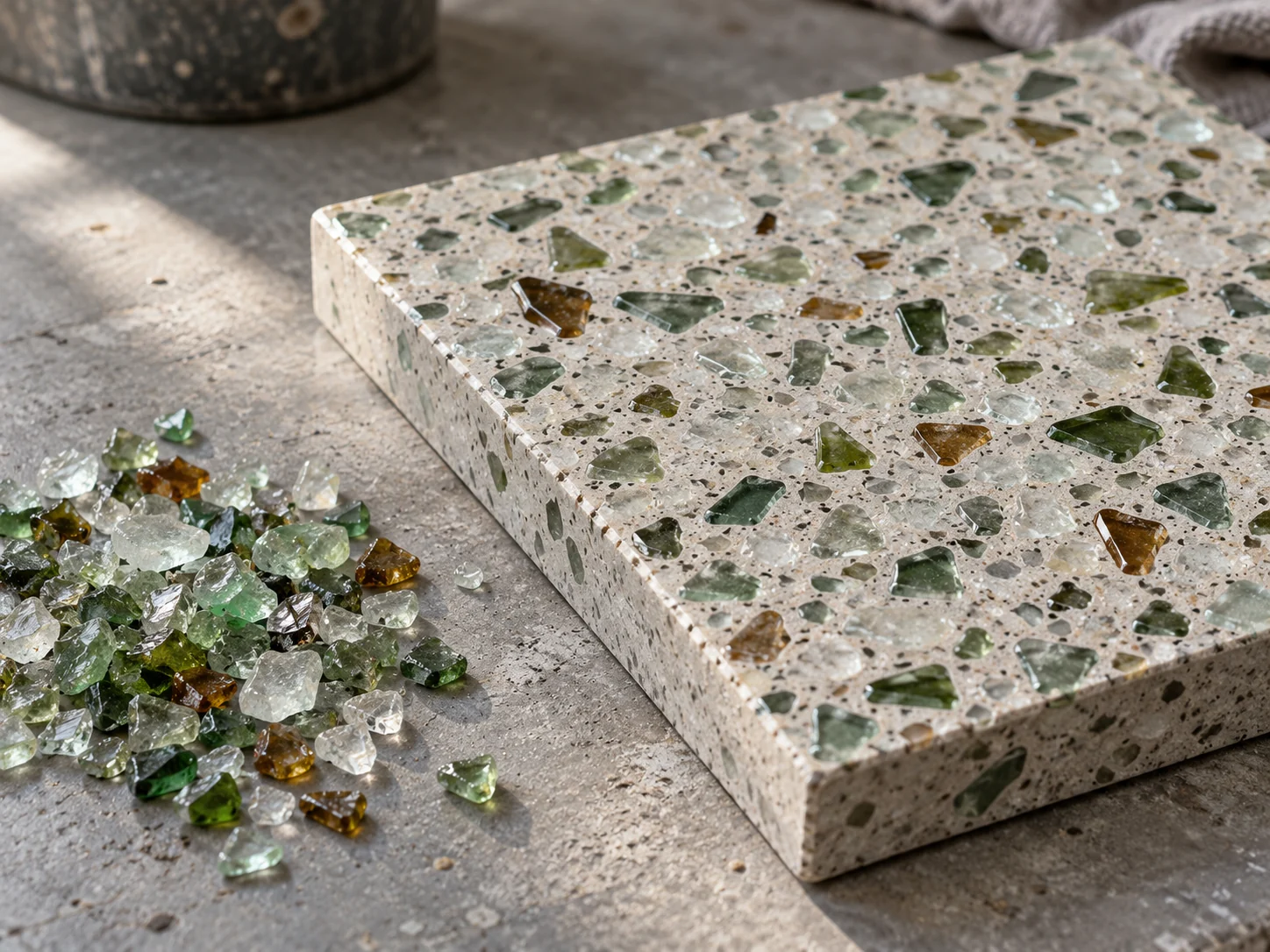 Terrazzo & finishes — illustrative material application
